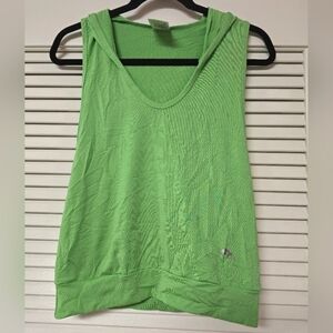 Raven - Keep Dry Athletic Activewear Workout Sleeveless Top With Hood